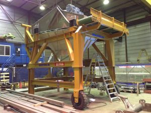 A portable solution for fertilizer screening, custom built in the Netherlands.
